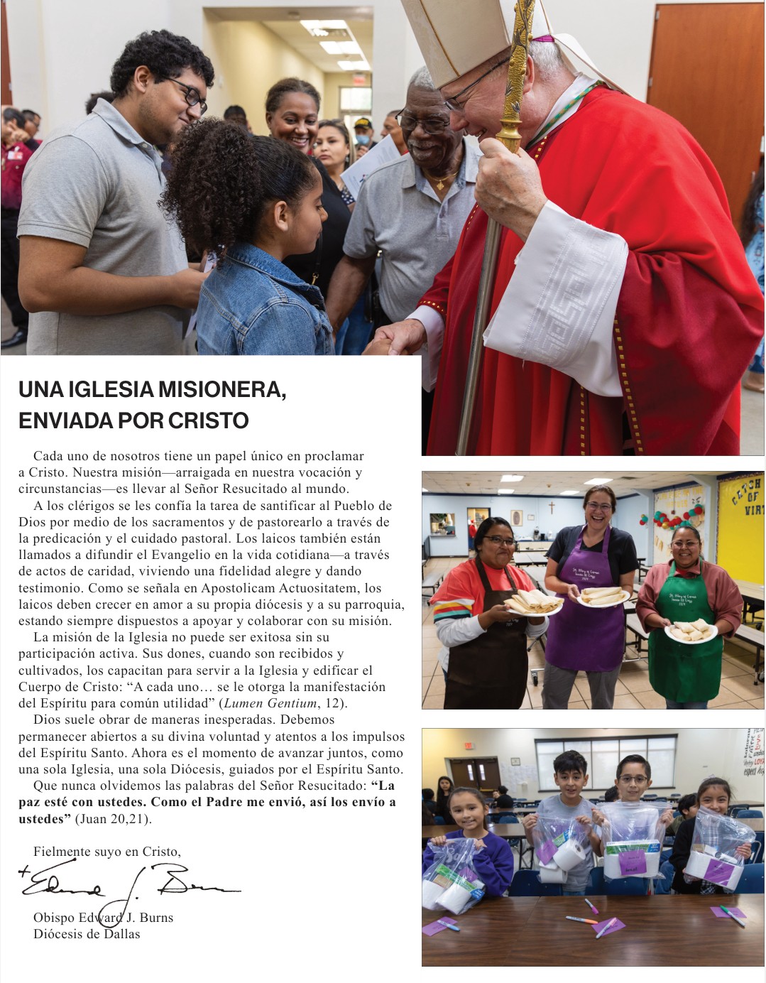 carta pastoral del Obispo